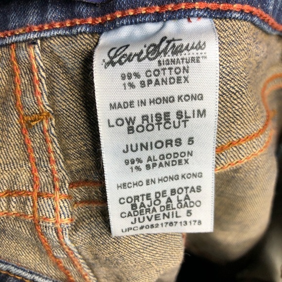 Levi Strauss signature low rise slim boot cut jeans - Picture 7 of 14